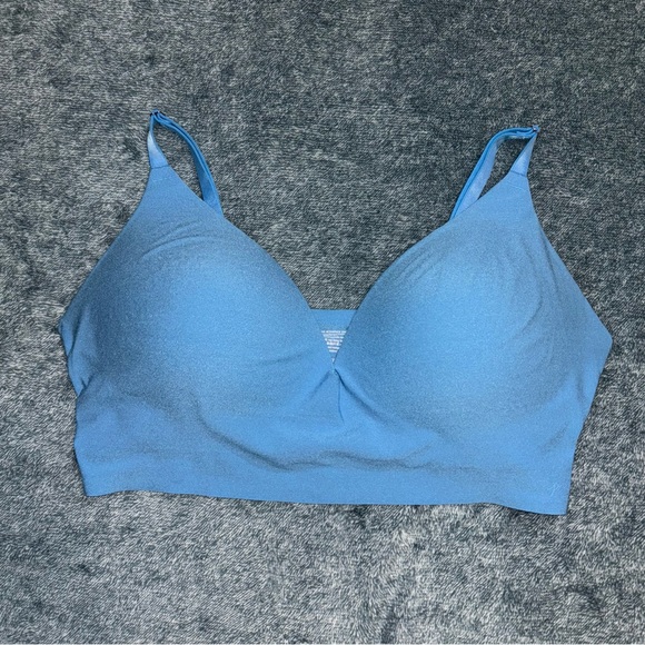 PINK Victoria's Secret Other - Victoria’s Secret PINK Wireless Push-up Bralette in Periwinkle Size Large (DD)